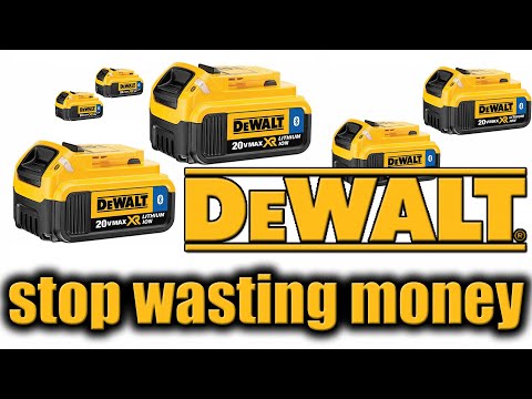 DeWALT Tools (YOU'RE WASTING MONEY ON 20V MAX BATTERIES)