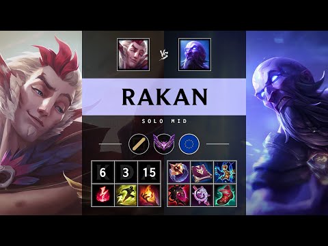 Rakan Mid vs Ryze - EUW Master Patch 25.17