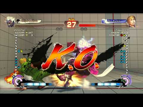 shinochan (Oni) vs hagurin239 (Cody) - SSF4 Arcade Edition Xbox Live Ranked Match