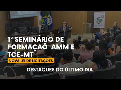 Palestra sobre gestão de riscos nas licitações encerra Seminário de Formação na AMM