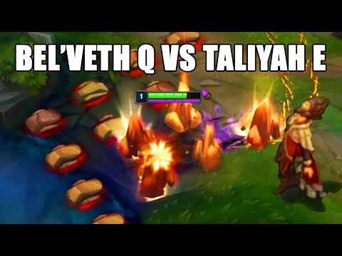 What Happens if Bel'Veth uses Q over Taliyah's E?