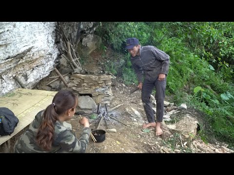 Eindringlinge am Unterschlupf und verbessertes Armbrustbauen zum Überleben allein