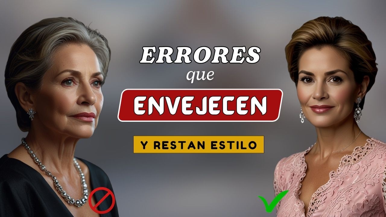 ❌ ROPA que te hace ENVEJECER . 10 Errores de ESTILO que debes EVITAR