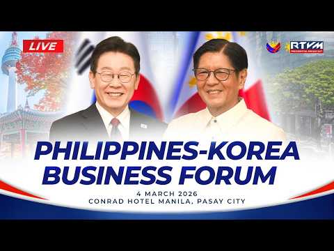 Philippines-Korea Business Forum Conrad Hotel Manila
