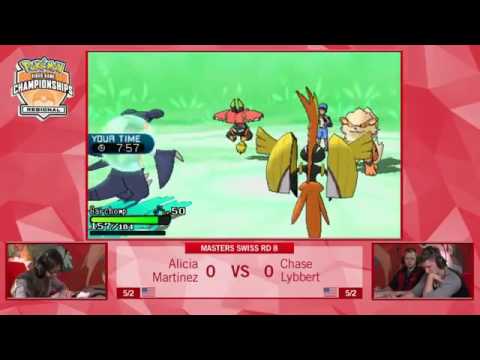 Chase Lybbert vs Alicia Martinez VGC 17 San Jose Regional Championships Pokemon Swiss Roun