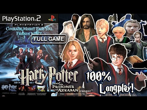100% Longplay of Harry Potter and the Prisoner of Azkaban PS3 Backwards Compatible HD Full Game PS2