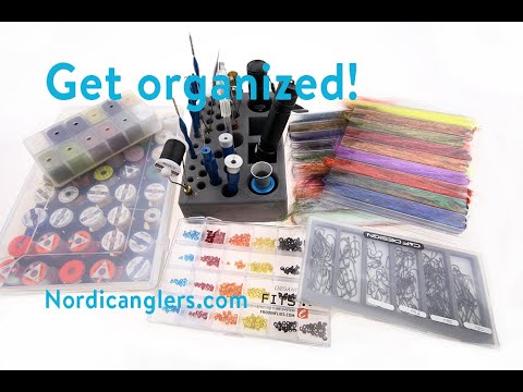 How to fly tie the best? - Keep your equipment organized!