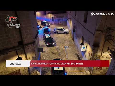27 settembre 2023 - Cronaca, narcotraffico: sgominato clan nel sud barese