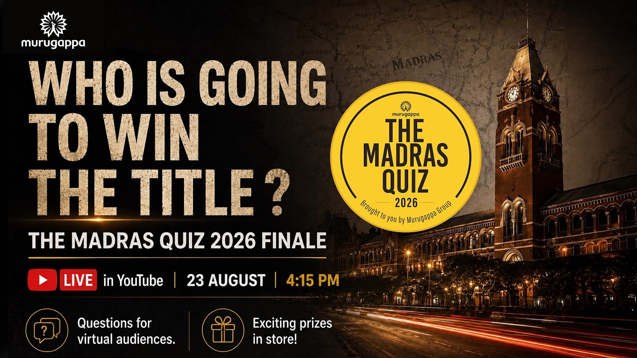 Celebrating the Spirit of Madras | The Madras Quiz 2026