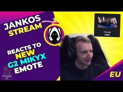 Jankos Reacts to NEW G2 MIKYX EMOTE 👀
