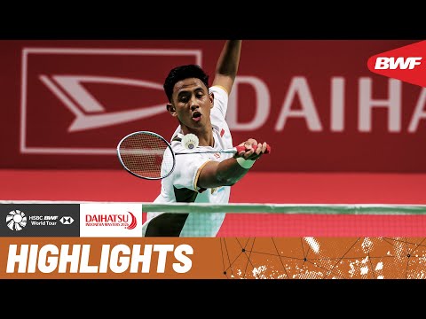 Alwi Farhan vs Chi Yu Jen | Powerful performance with explosive smashes