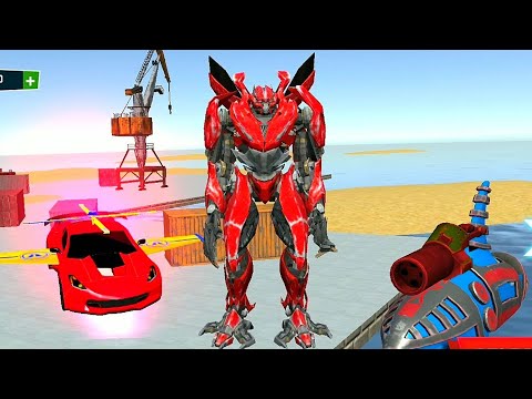 Whale Robot Transform : Shark Robot Car Game (part 3) - Android Gameplay HD | Robot Paus Dan Hiu