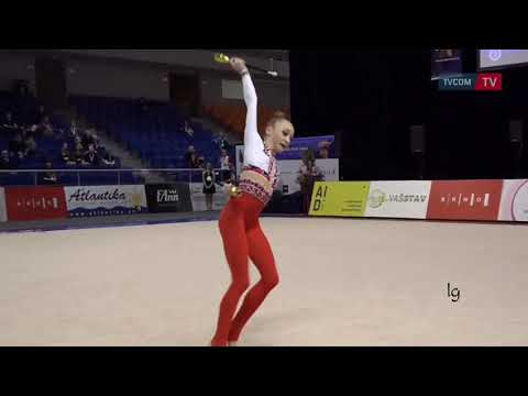 Khrystyna Pohranychna 4 All-around Routines Grand Prix Brno 2020