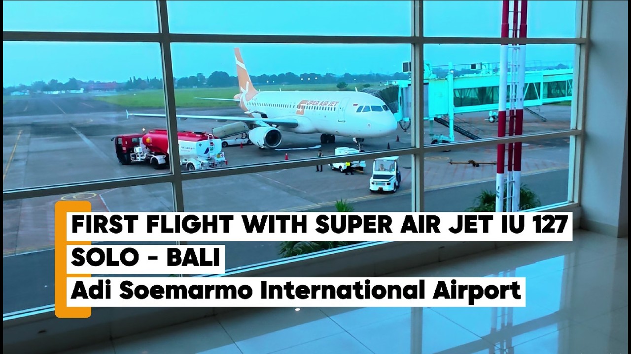 BALI Vlog Part 2 - FLIGHT Solo ke Bali Super Air Jet VIRAL‼️FIRST LANDING DI BANDARA NGURAH RAI BALI