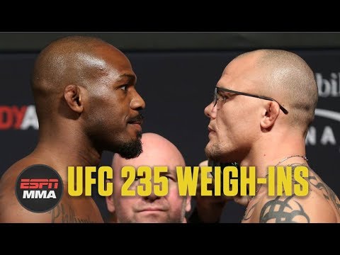 UFC 235 Jon Jones vs. Anthony Smith Weigh-Ins [FULL] | ESPN MMA