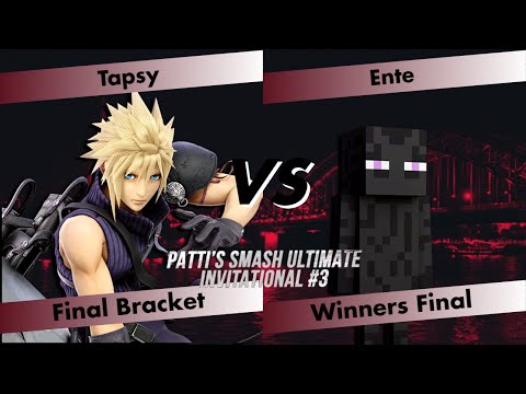 Tapsy vs Ente - Winners Finals - Patti's Smash Ultimate Invitational #3 | Cloud vs Steve