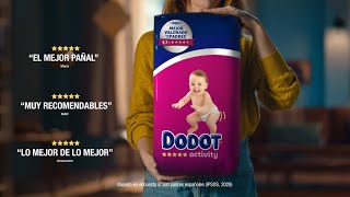 Dodot Spot Dodot Activity: El Dodot mejor valorado por los padres #IgualitoQueNadie anuncio