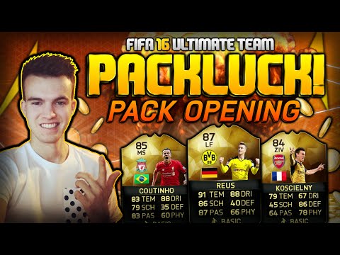 FIFA 16 PACK OPENING - PACKLUCK!! 2x INFORM! BEST OF 12.000 FIFA POINTS [Facecam]