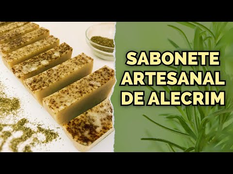 SABONETE ARTESANAL de ALECRIM
