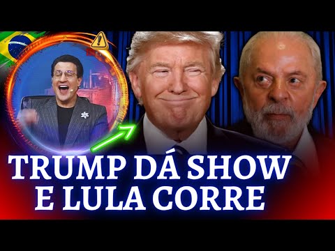 ❌Trump dá show fala de Bolsonaro, Lula SURTA e encerra entrevista às pressas!