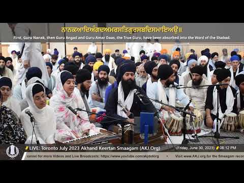 084 Bhai Pritpal Singh Jee Regina @ Friday PM Toronto July 2023 Annual Akhand Keertan Smaagam