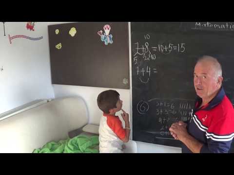 1/3 Lectia 1827 - Clasa 0 -  Continuam cu adunari si scaderi impreunca cu Victor