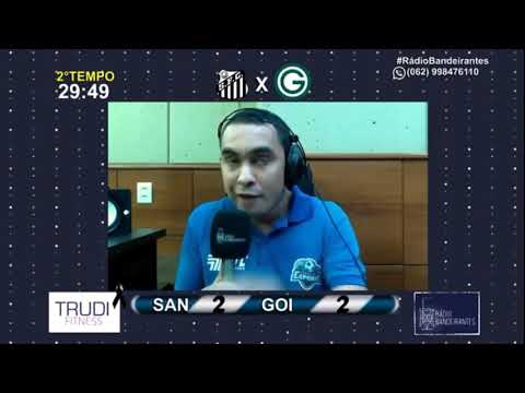 Santos 3 x 4 Goiás - Série A - Os gols de Fernandão e Rafael Moura narrados por Bruno Daniel