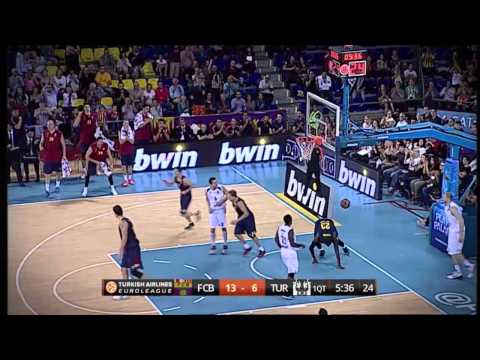 Play of the Night: Marcelinho Huertas & Deshaun Thomas, FC Barcelona 