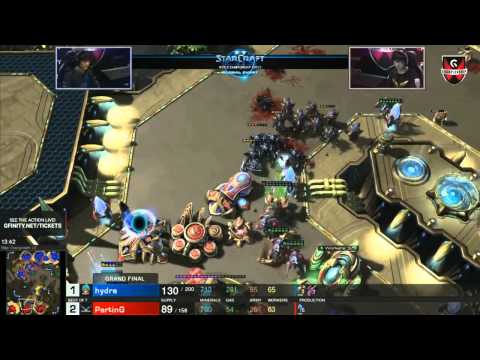 Gfinity Spring Masters 1 StarCraft2 Grand Final PartinG VS Hydra - WCS tier 3