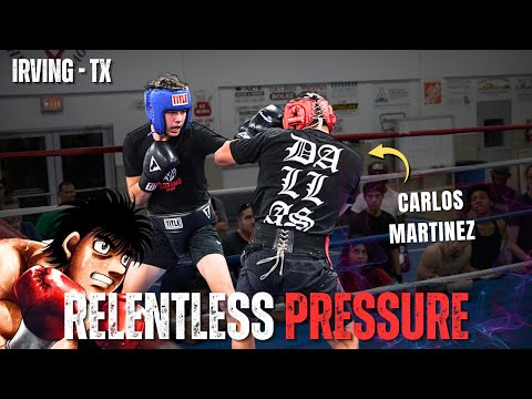 BRUTAL STRIKING! Amateur Boxer RAGES FORWARD In Sparring!