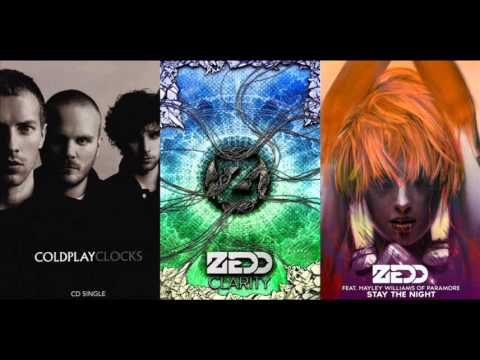Coldplay & Zedd Feat. Hayley Williams & Foxes - Stay The Clarity In Clocks (Mashup Remix)