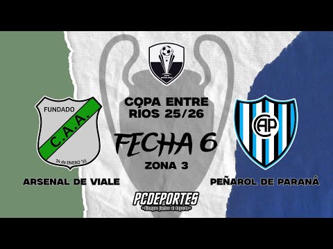 ARSENAL DE VIALE VS. PEÑAROL DE PARANA | COPA ENTRE RIOS 25/26 | FECHA 6 | ZONA 1 part2