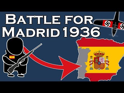 The Battle for Madrid, 1936 (filmed/animated on location)