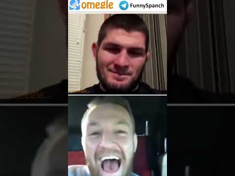 Conor McGregor met Khabib Nurmagomedov in chatroulette #omegle #khabib #mcgregor