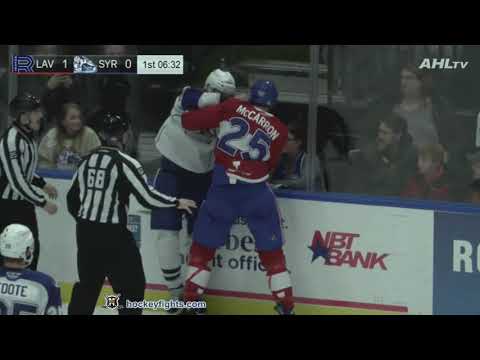 Michael McCarron vs Cameron Gaunce