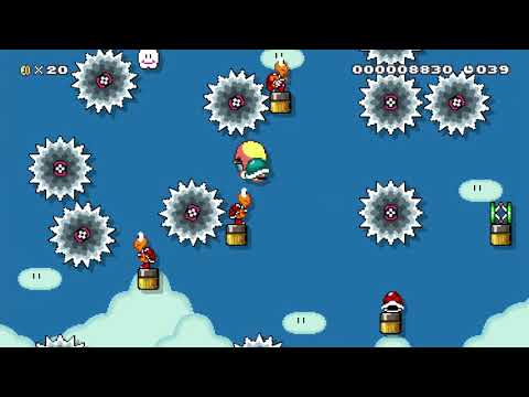 Automatic Used  Y+B SMB by rosalina 🍄 Super Mario Maker #ahs 😶 No Commentary