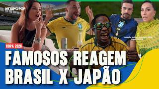 Gil do Vigor, Travis Scott e Jade Picon | A reação dos famosos no jogo Brasil x Japão