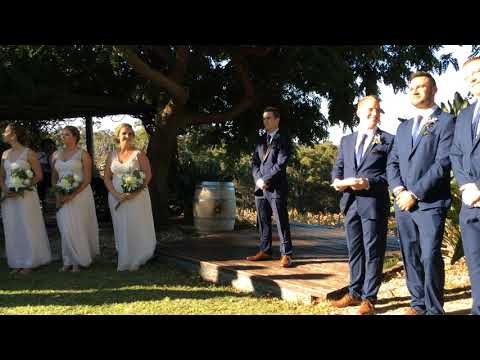 Faye and Matty Revill Wedding Entrance