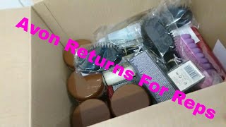 Avon Returns - Tutorial How To Do Returns