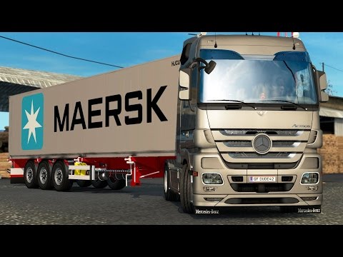 ETS 2 1.24 ProMods 2.1 Mercedes Benz Actros MP3 Balvi - Tallinn