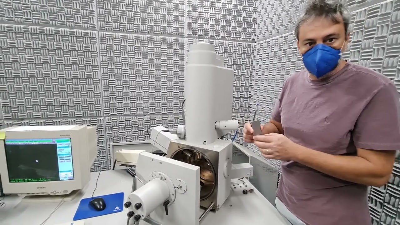 Operação Microcopio Eletrônico de Varredura - MEV- FEG - LCE / UFSCar