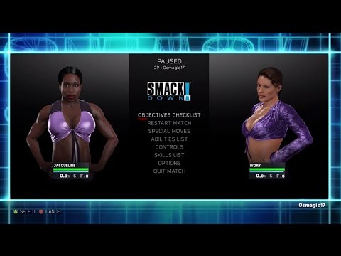 Jacqueline VS Ivory - WWE 2K17 Hall Of Fame DLC Showcase Episode 6