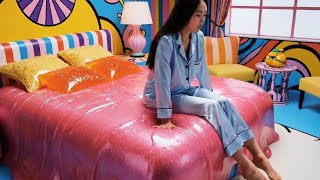 Which Slime Bed Would You Choose? 🛌✨ | AI Satisfying Compilation