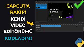 CapCut'a Rakip Yerli Video Edit Programı Yaptım! 🎬 (Vireon)