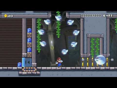 The Mansion of Foe Dispensers by RIUUKIUU 一SUPER MARIO MAKER一 No Commentary 1AO