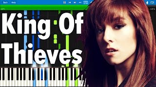 Christina Grimmie - King Of Thieves | Synthesia piano tutorial