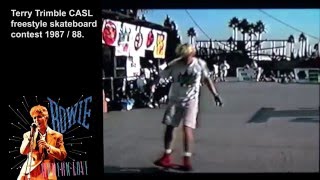 Terry Trimble Freestyle skateboarding to David Bowie and lessons on life