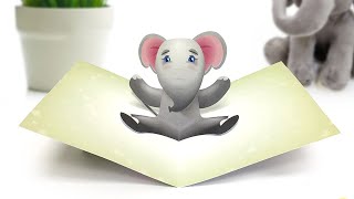 Elephant Pop Up Card