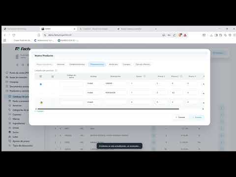 Agregar un producto al catalogo de tu empresa.