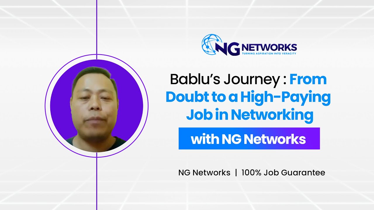 Bablu’s Journey: From Doubt to a High-Paying Job in Networking | #jobplacement #highpackage